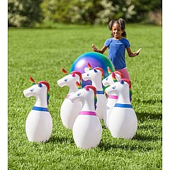 Inflatable Unicorn Bowling