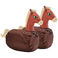 S/2 Inflatable Jump Along Horse