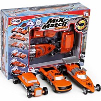 Magnetic Mix or Match Vehicles - Race