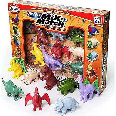 Mini Magnetic Mix or Match Animals Dinosaurs Deluxe