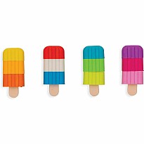 Icy Pops Scented Puzzle Erasers - Set of 4