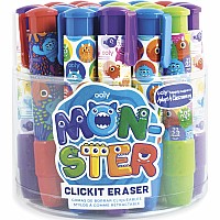 Click It Erasers  Tub Of 24