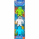 Set of 3 Astronaut Erasers