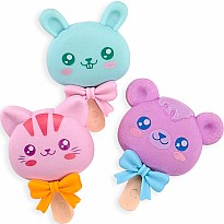 Cutie Pops Strawberry Scented Puzzle Erasers  Set Of 3