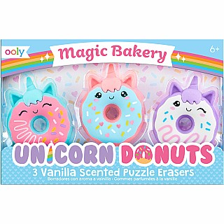 Unicorn Donuts Erasers Vanilla