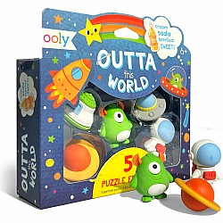 Outta This World Scented Puzzle Erasers - Set of 5