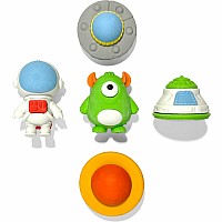 Outta This World Scented Puzzle Erasers - Set of 5
