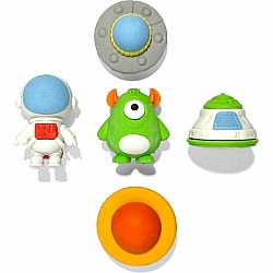 Outta This World Scented Puzzle Erasers - Set of 5