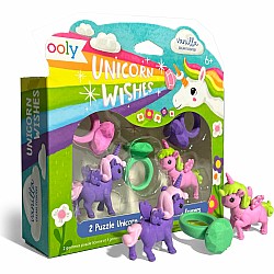 Unicorn Wishes Scented Puzzle Erasers - Set of 5