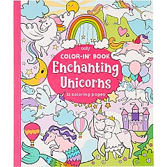 Color-in Book Enchanting Unicorns
