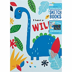 Dino Days Doodle Pad Duo Sketchbooks, Set Of 2