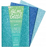 Oh My Glitter Notebooks Blue