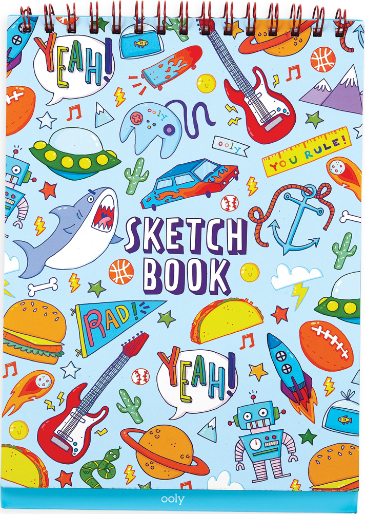 Ooly Sketch & Show Standing Sketchbook - Cute Doodle World