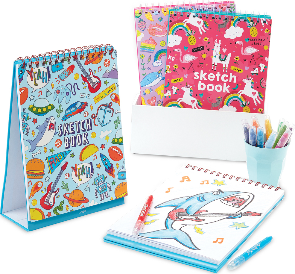 Ooly The Paper Works Sketchbook - Learning Bugs Educational Toys