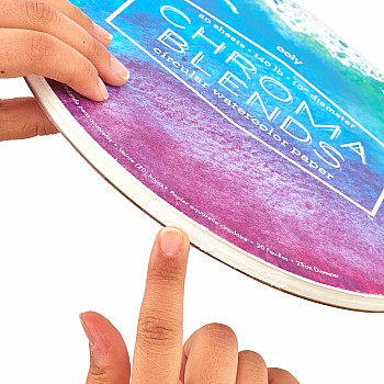 Chroma Blends Circular Watercolor Paper