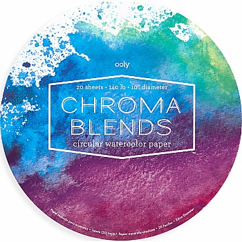 Chroma Blends Circular Watercolor Paper