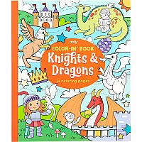 Ooly Knights  Dragons Color In Book