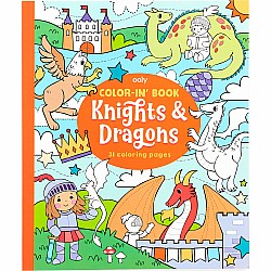 Knights & Dragons Color In Book