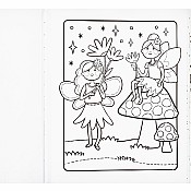 Color-in' Book  Princess  Fairies