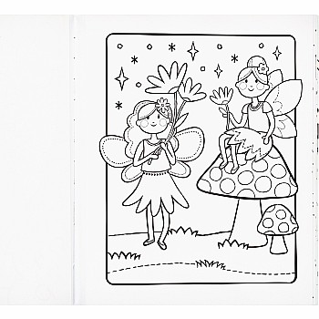 Color-in' Book - Princess & Fairies