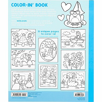 Color-in' Book - Princess & Fairies