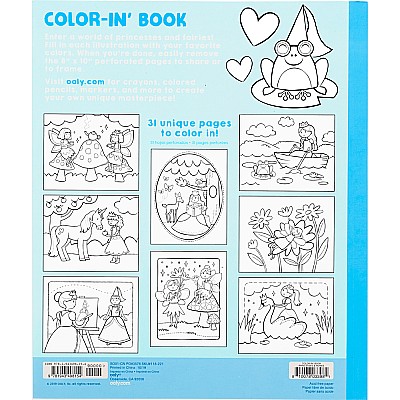 Color-in' Book  Princess  Fairies