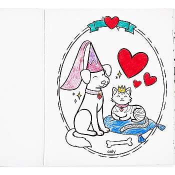 Color-in' Book - Princess & Fairies