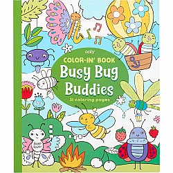 Color-In Book: Busy Bug Buddies