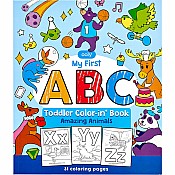 ABC Amazing Animals Toddler Coloring Book