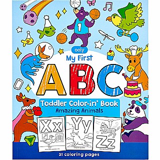 ABC Amazing Animals Toddler Coloring Book