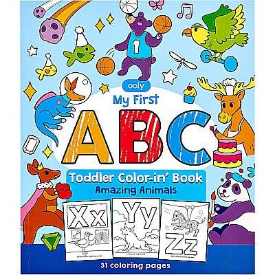 ABC Amazing Animals Toddler Coloring Book