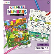 Color By Numbers Coloring Book - Mythical Friends