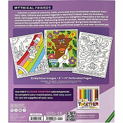 Color By Numbers Coloring Book, Mythical Friends