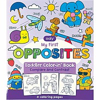 Toddler Colorin' Book - Opposites