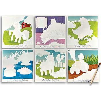 Water Amaze Water Reveal Boards - On The Farm (13 PC Set)