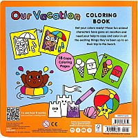 Our Vacation Copy Coloring Book (7.8" x 7.8")