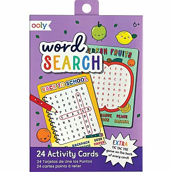 Paper Games: Word Search Activity Cards