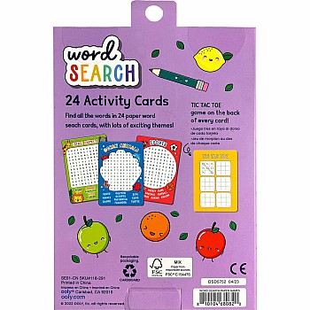 Paper Games: Word Search Activity Cards