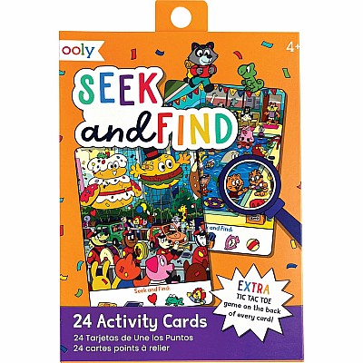 Paper Games: Seek & Find Activity Cards - Set of 24