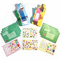 Tiny Tada! Note Cards & Sticker Set - Playful Pups (Set of 16)