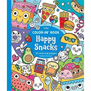 Color-in' Book Coloring Book - Happy Snacks