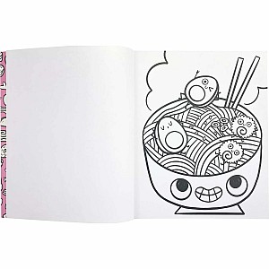 Color-in' Book Coloring Book - Happy Snacks