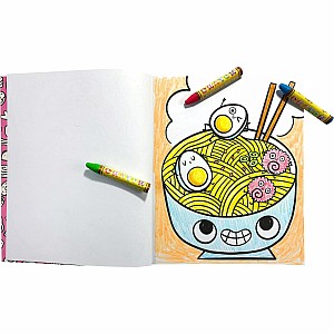 Color-in' Book Coloring Book - Happy Snacks