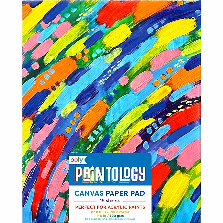 Paintology Canvas Paper Pad - 15 Sheets