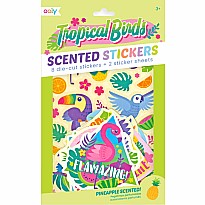 Tropical Birds Scented Stickers