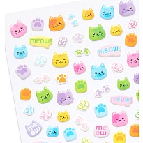 Itsy Bitsy Stickers - Colorful Cats