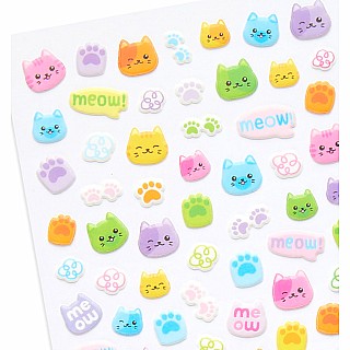 Itsy Bitsy Stickers - Colorful Cats