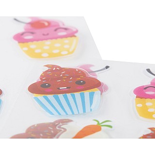 Stickiville Skinny - Happy Cupcakes (Clear)