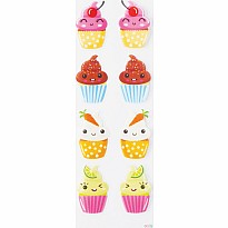 Stickiville Skinny - Happy Cupcakes (Clear)