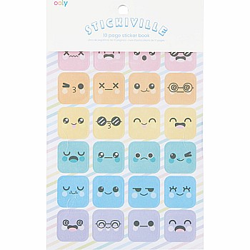 Stickiville Cute Expressions Sticker Book